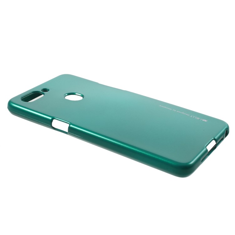 MERCURY GOOSPERY i JELLY Metallic TPU Flexible Mobile Phone Accessory Case for Oppo R15 - Green-2