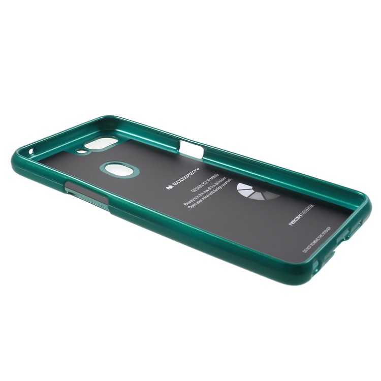 MERCURY GOOSPERY i JELLY Metallic TPU Flexible Mobile Phone Accessory Case for Oppo R15 - Green-3