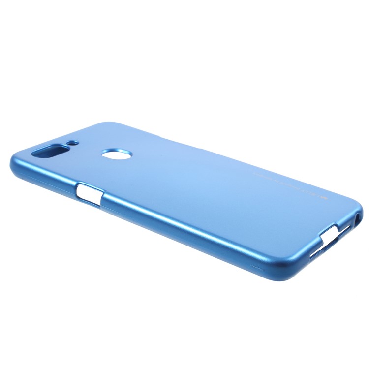 MERCURY GOOSPERY i JELLY Metallic TPU Flexible Cellphone Cover for Oppo R15 - Blue-2