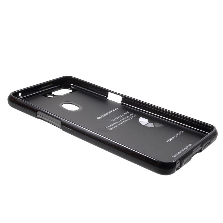 MERCURY GOOSPERY Jelly Glitter Powder TPU Phone Accessory Cover for Oppo R15 - Black-5