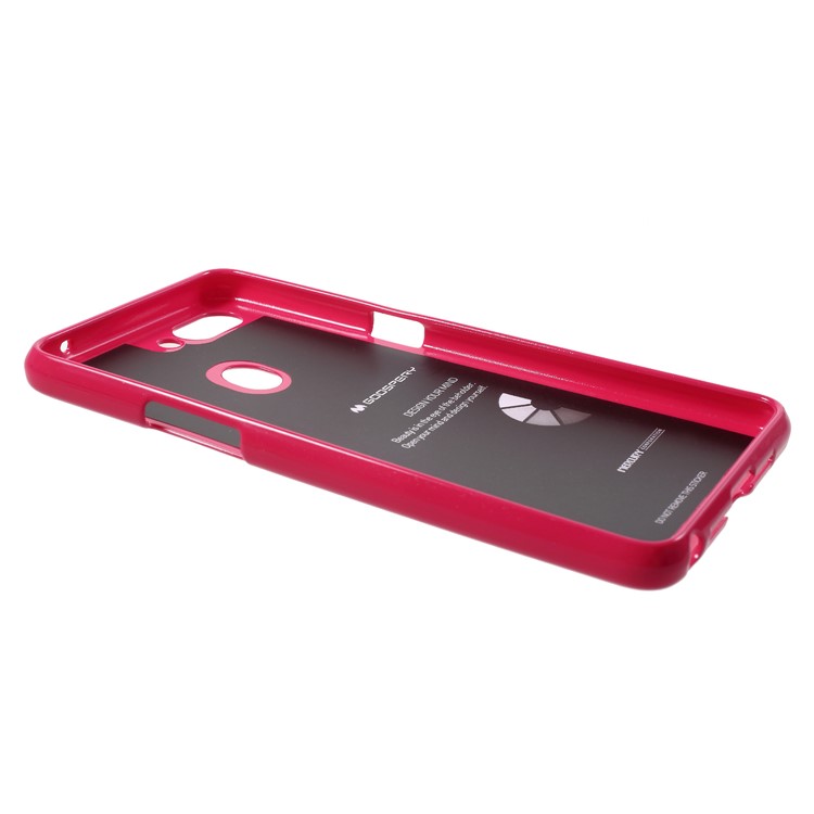 MERCURY GOOSPERY Jelly Glitter Powder TPU Phone Cover for Oppo R15 - Rose-3