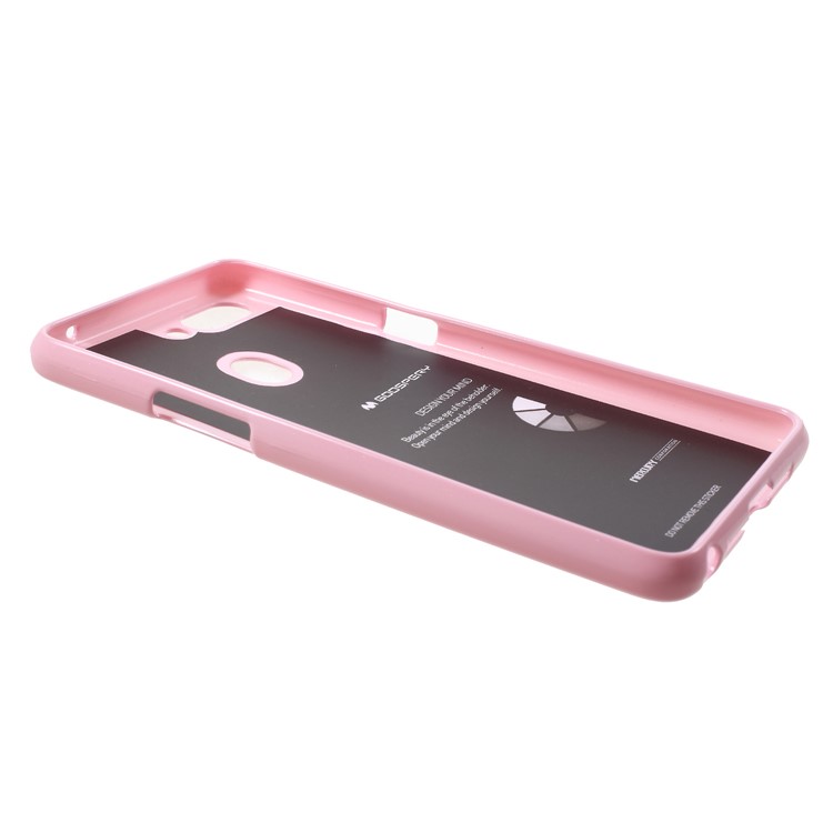 MERCURY GOOSPERY Jelly Glitter Powder TPU Phone Case for Oppo R15 - Pink-3