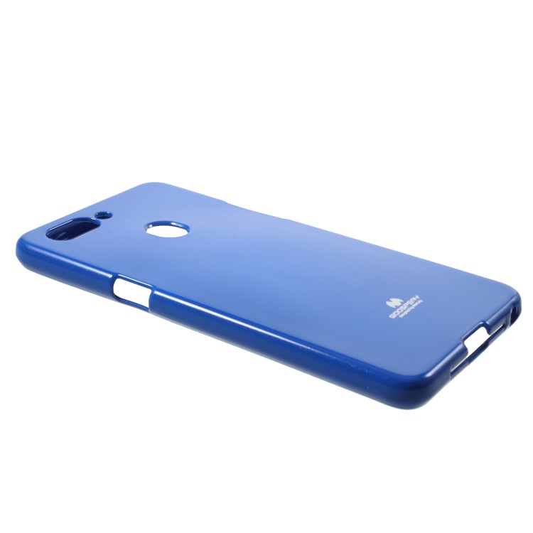 MERCURY GOOSPERY Jelly Glitter Powder TPU Accessory Shell Case for Oppo R15 - Blue-2