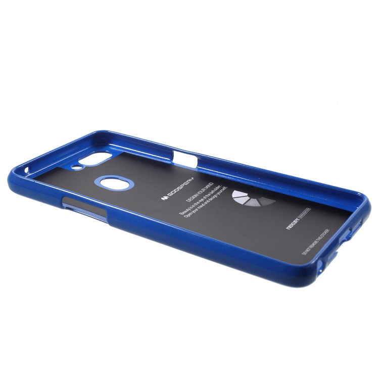MERCURY GOOSPERY Jelly Glitter Powder TPU Accessory Shell Case for Oppo R15 - Blue-3