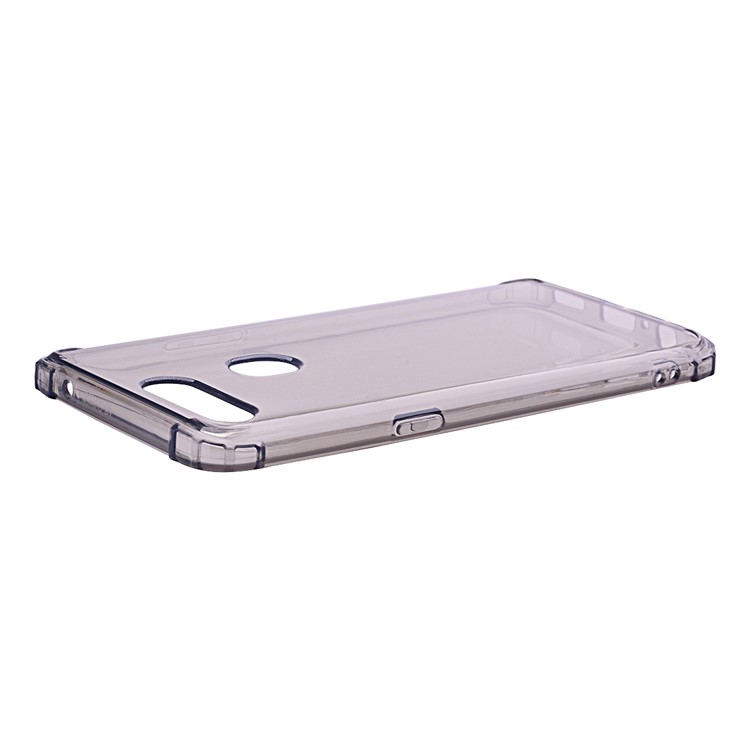 Shockproof TPU Mobile Phone Case for Oppo R15 Pro - Grey-4