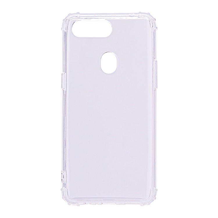 Shockproof TPU Mobile Phone Cover for Oppo R15 Pro - Transparent-1