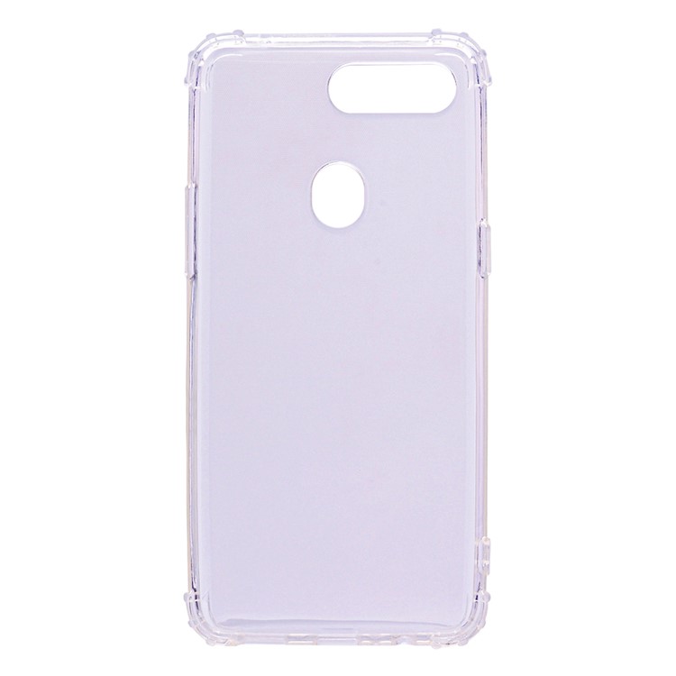 Shockproof TPU Mobile Phone Cover for Oppo R15 Pro - Transparent-2