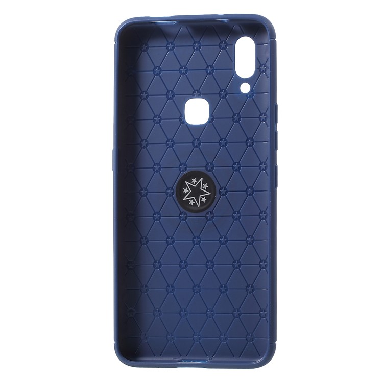 Finger Ring Kickstand TPU Cell Phone Case (Built-in Magnetic Metal Sheet) for vivo NEX A - Blue-4