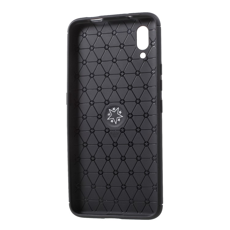 Finger Ring Kickstand TPU Mobile Back Shell for vivo NEX S (Built-in Magnetic Metal Sheet) - All Black-7