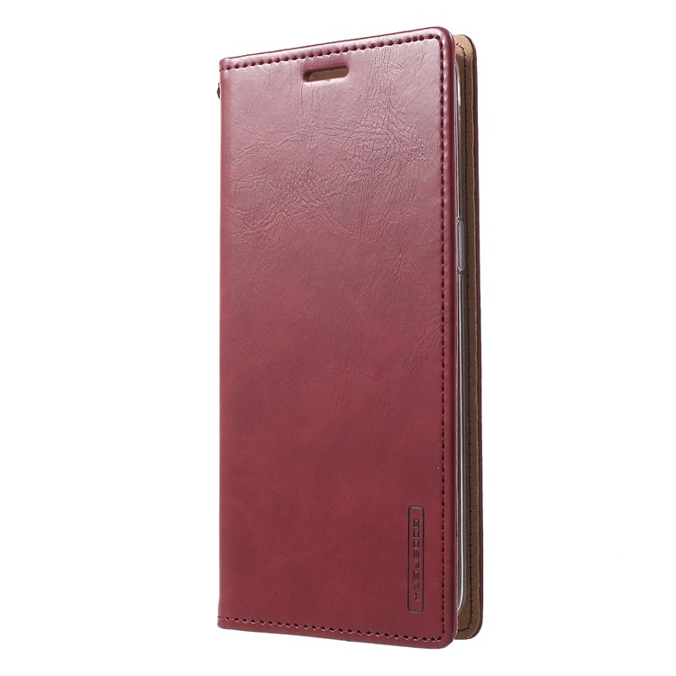 MERCURY GOOSPERY Blue Moon Stand Leather Wallet Cover for Oppo R15 Pro - Wine Red-2