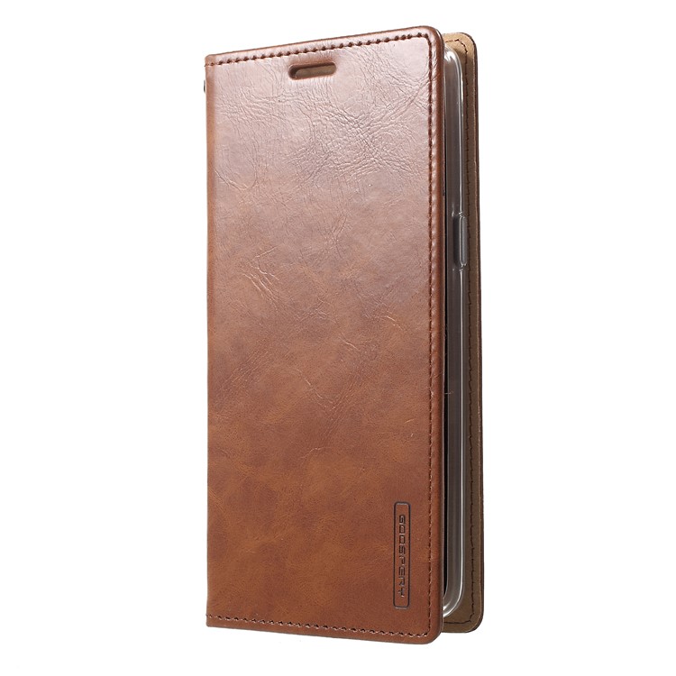 MERCURY GOOSPERY Blue Moon Stand Leather Wallet Mobile Phone Case for Oppo R15 Pro - Coffee-2