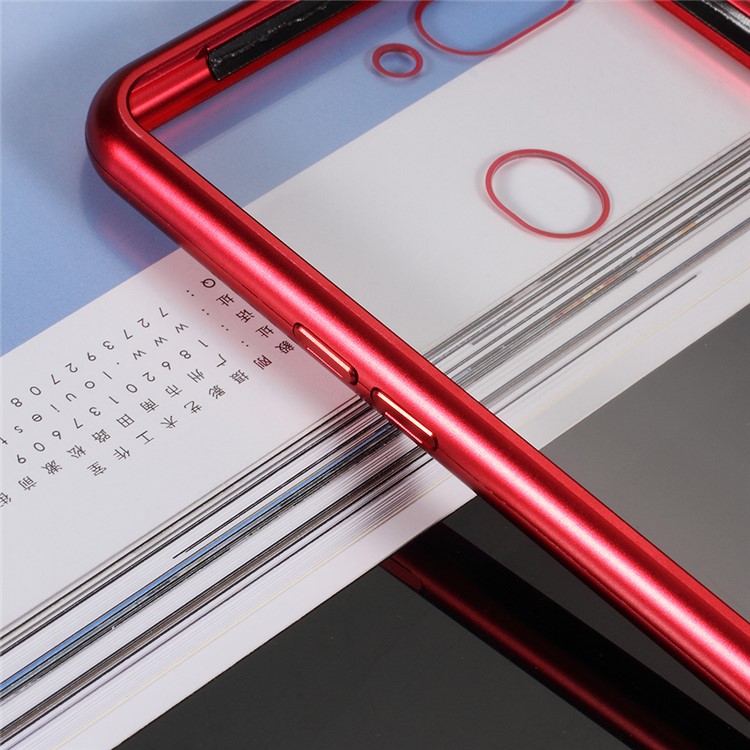 Detachable Magnetic Metal Frame + Tempered Glass Back Cell Phone Shell for Oppo R15 Pro - Red-5