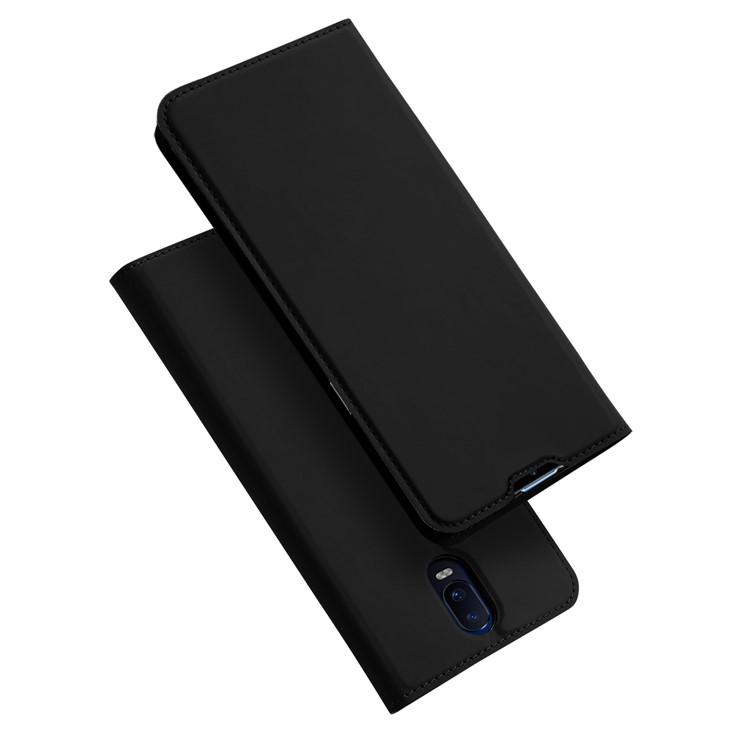 DUX DUCIS Skin Pro Series Leather Stand Case for Oppo R17 - Black-1