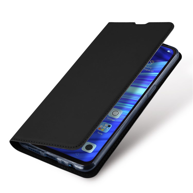 DUX DUCIS Skin Pro Series Flip Leather Stand Cover Accessory for OPPO F9 with Card Slot - Black-3