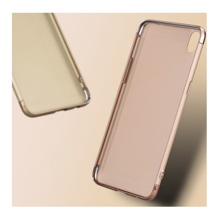 IPAKY 3-Piece Plating Hard Shell Protector for Oppo R9/F1 Plus - Rose Gold-3