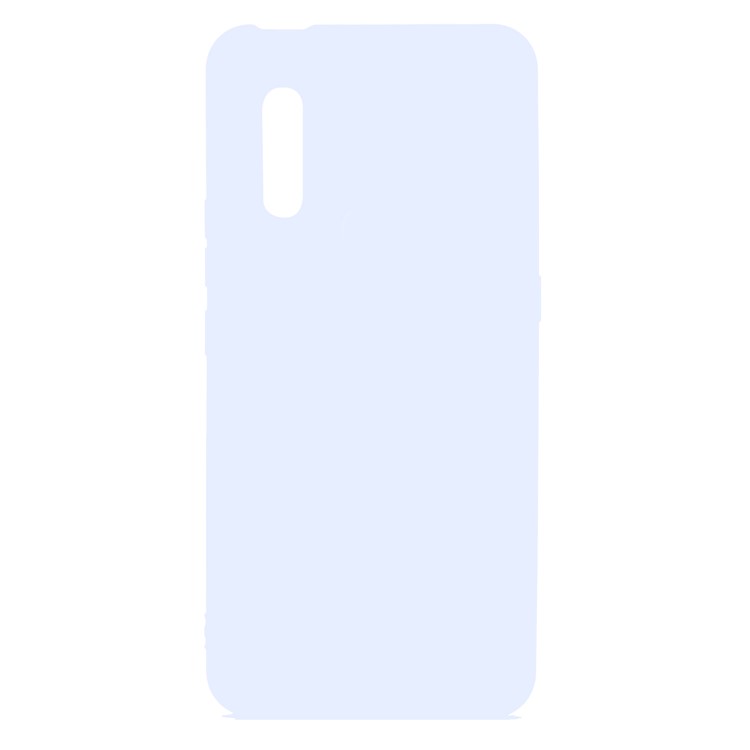 Para Vivo V15 Pro Anti-impressão Digital Cor Sólida Matte TPU Case - Branco-2