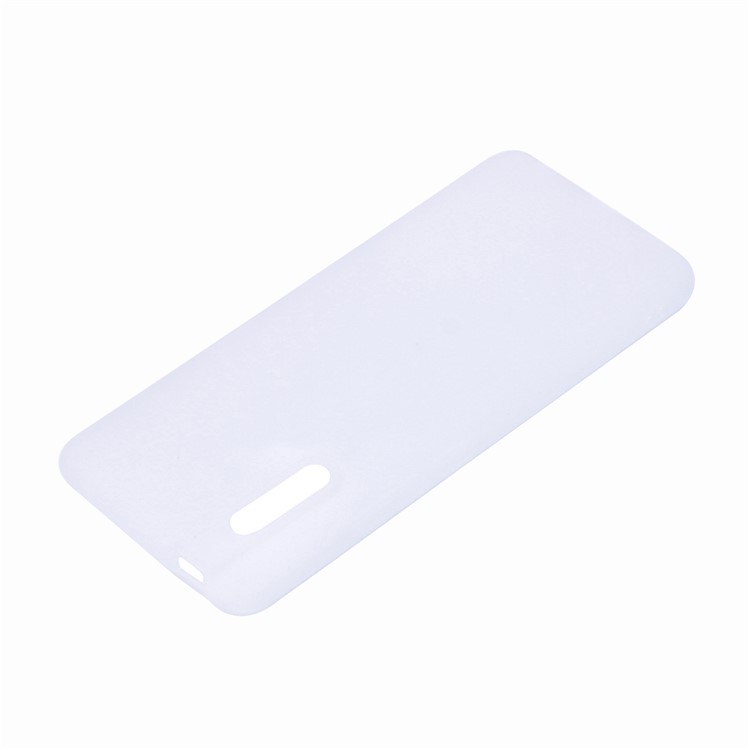 Para Vivo V15 Pro Anti-impressão Digital Cor Sólida Matte TPU Case - Branco-4