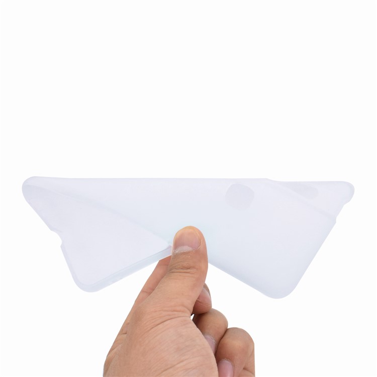 Para Vivo V15 Pro Anti-impressão Digital Cor Sólida Matte TPU Case - Branco-5