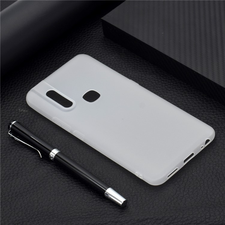 Solid Color Matte TPU Soft Mobile Phone Cover for vivo V15 - White-6