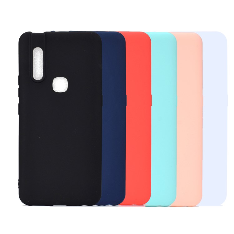 Solid Color Matte TPU Soft Mobile Phone Cover for vivo V15 - White-7