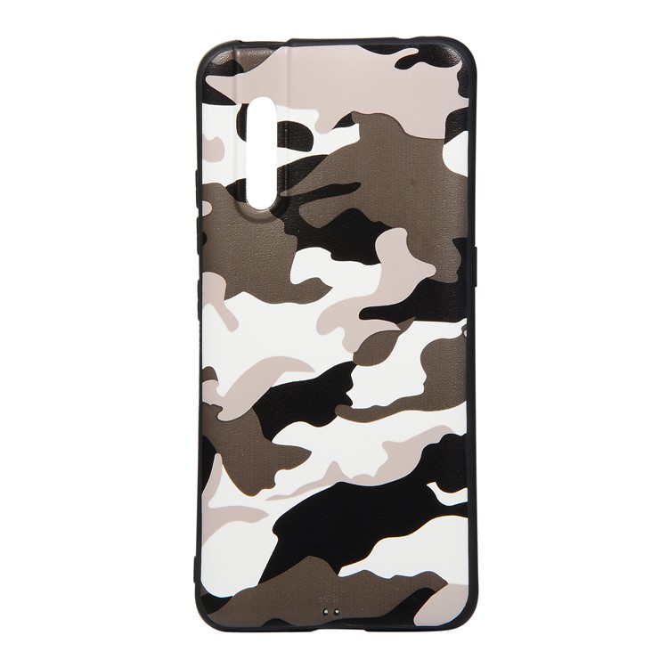 Camouflage Pattern TPU Soft Phone Cover for vivo V15 Pro - White-2