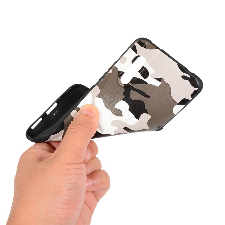 Camouflage Pattern TPU Soft Phone Cover for vivo V15 Pro - White-5