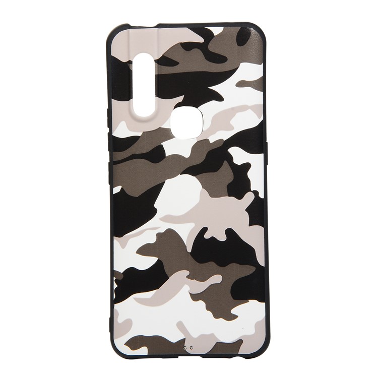 Camouflage Pattern TPU Soft Phone Cover for vivo V15 - White-2