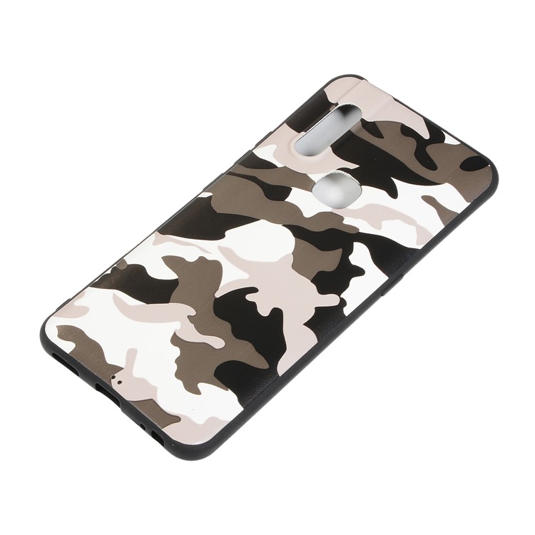 Camouflage Pattern TPU Soft Phone Cover for vivo V15 - White-4