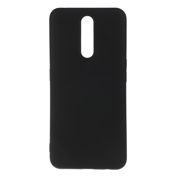 All Wrapped Back and Edges Liquid Silicone Protective Mobile Phone Shell for OPPO A9 - Black-1