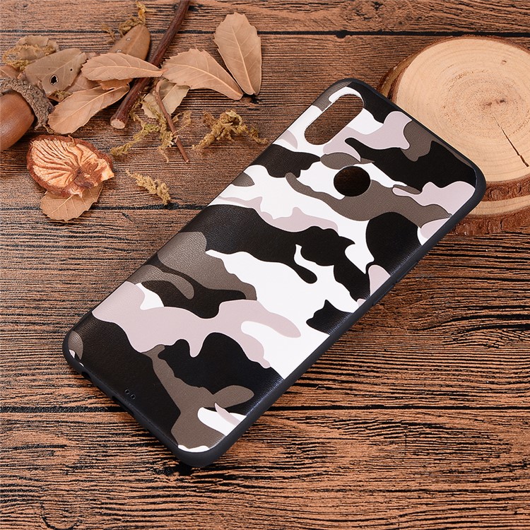 Camouflage Pattern TPU Phone Case for Oppo Realme 3 - White-6