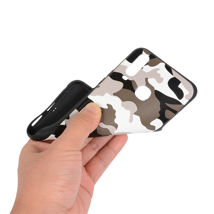 Camouflage Pattern TPU Case for vivo Y3 2019/Y12 2019/Y15 2019/Y17 2019 - White-5