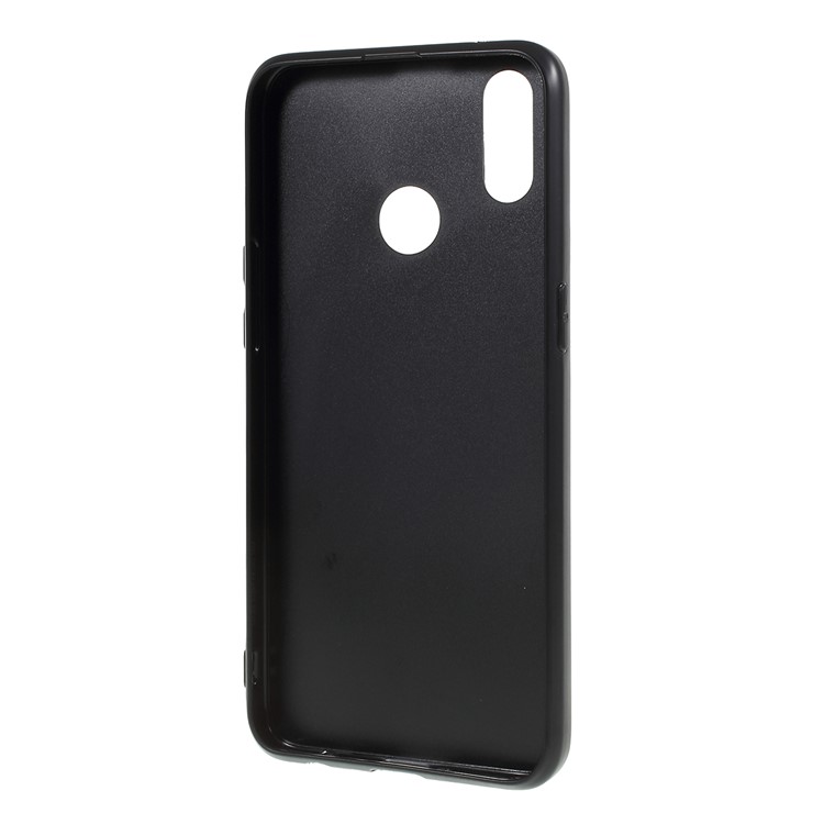 Crazy Horse Skin Leather Coated PC + TPU Back Phone Case for Oppo Realme 3 Pro/Realme X Lite - Black-3