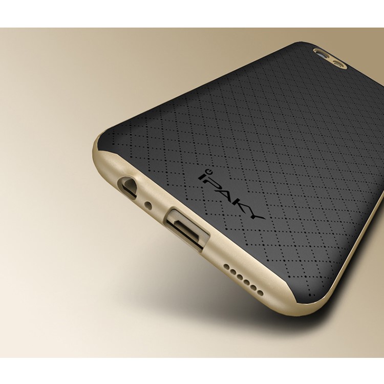 IPAKY PC Bumper + TPU Back Case for Oppo R9s - Gold-6