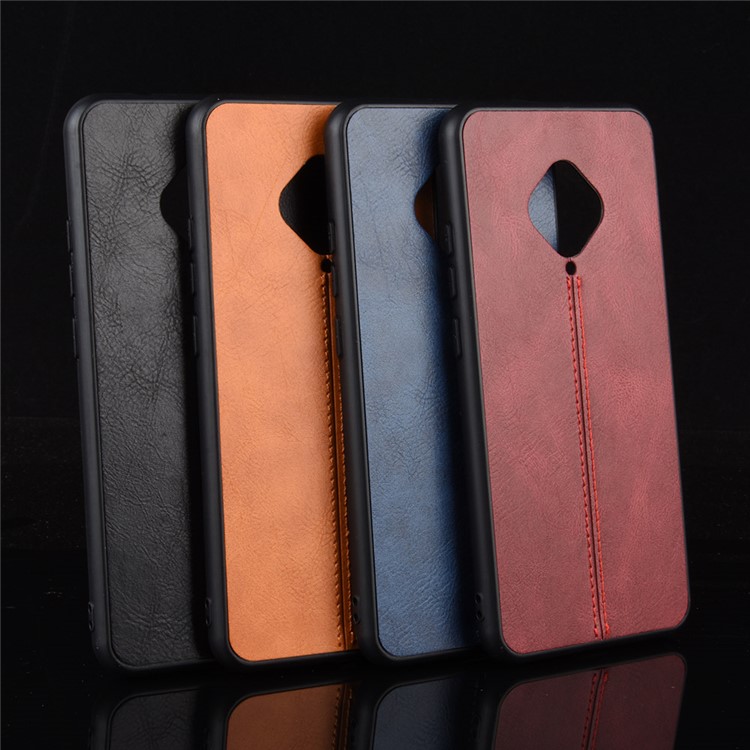 PU Leather Coated PC + TPU Shell Case for vivo V17/S1 Pro (Global Version) - Black-7