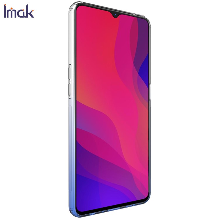 IMAK UX-6 Series Gradient Color Anti-drop TPU Case for OPPO Realme X2 Pro/Reno Ace - Blue-6