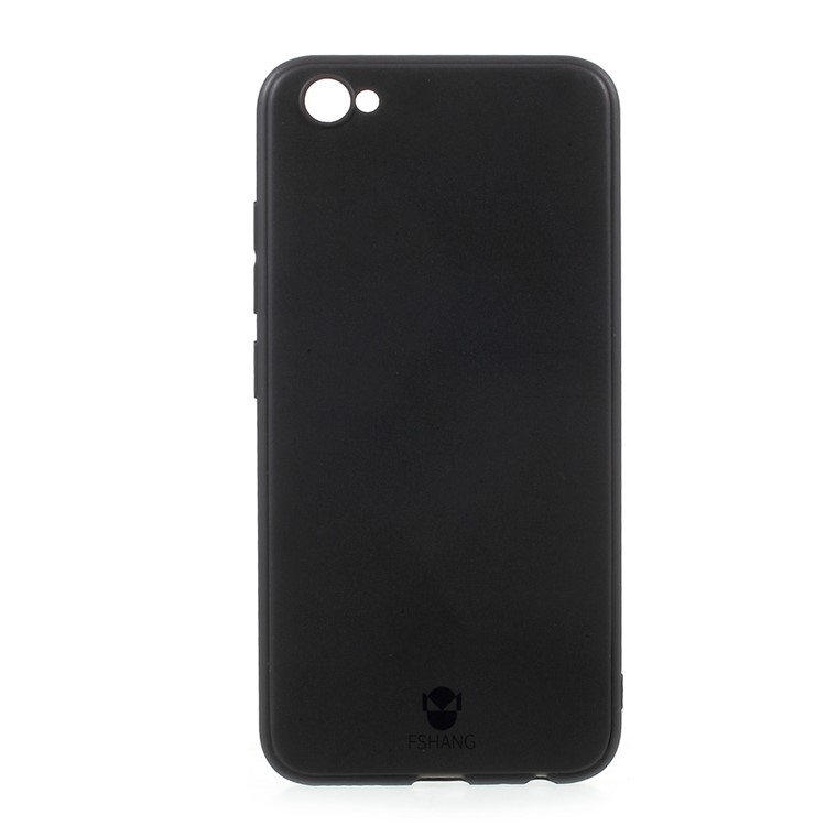 FSHANG Soft Color Series for Vivo X9 Frosted TPU Mobile Cover - Black-2