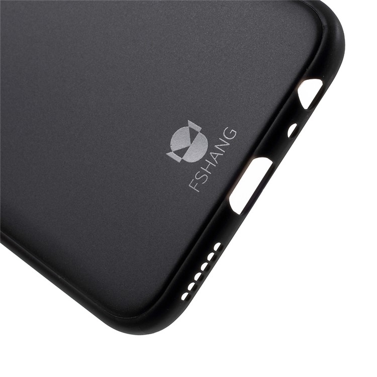 FSHANG Soft Color Series for Vivo X9 Frosted TPU Mobile Cover - Black-5