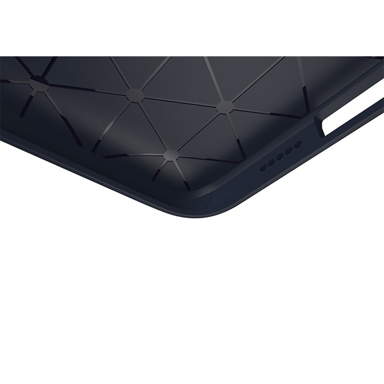 IPAKY gebürstet stoßfest Handyhülle (TPU) für Oppo R9s - dunkelblau-4