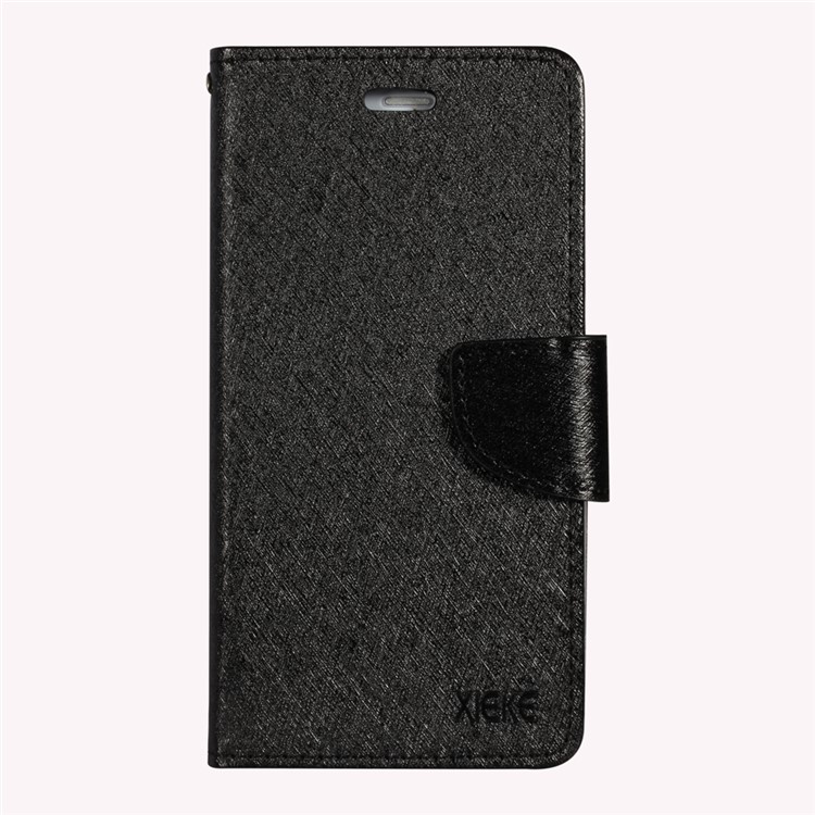 XIEKE Moon Poem Wallet Phone Cover for Oppo R9 Plus with Stand - Black-1