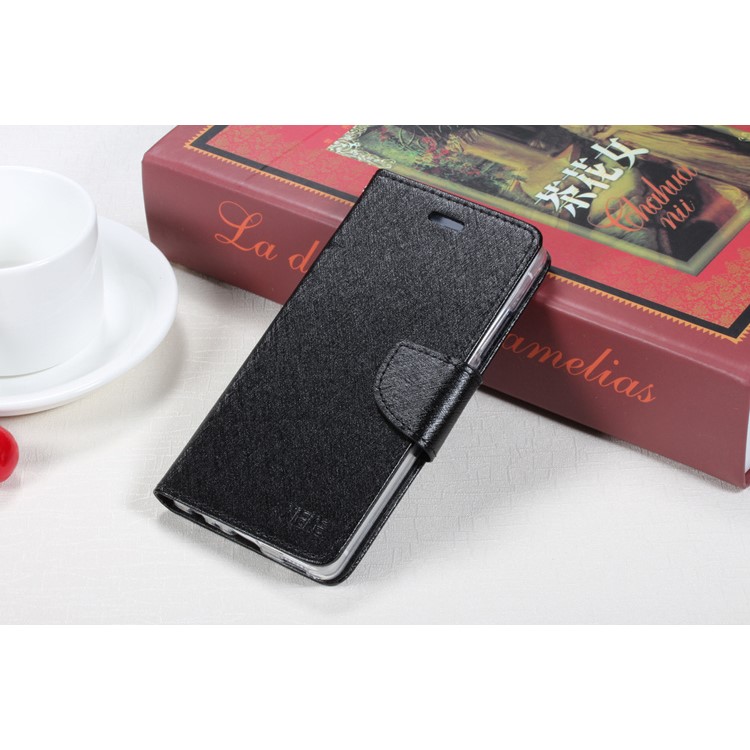 XIEKE Moon Poem Wallet Phone Cover for Oppo R9 Plus with Stand - Black-2