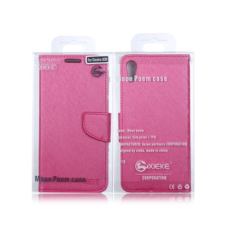 XIEKE Moon Poem Wallet Phone Cover for Oppo R9 Plus with Stand - Black-5