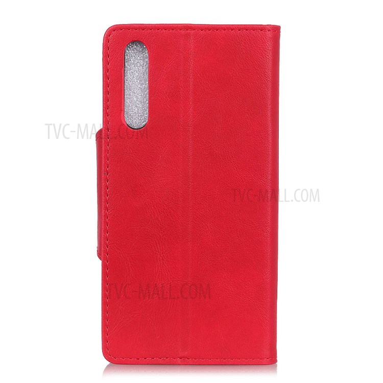 Wallet Leather Stand Case for OPPO Find X2 Pro - Red-10