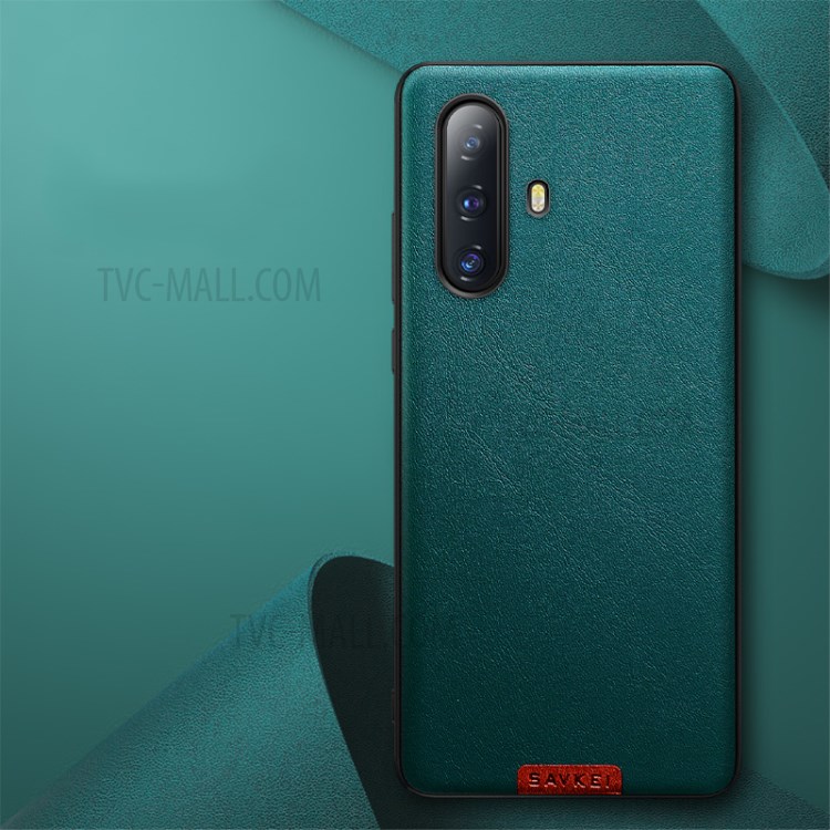 PU Leather Coated PC + TPU Protective Phone Case Cover for Vivo X30 - Green-1