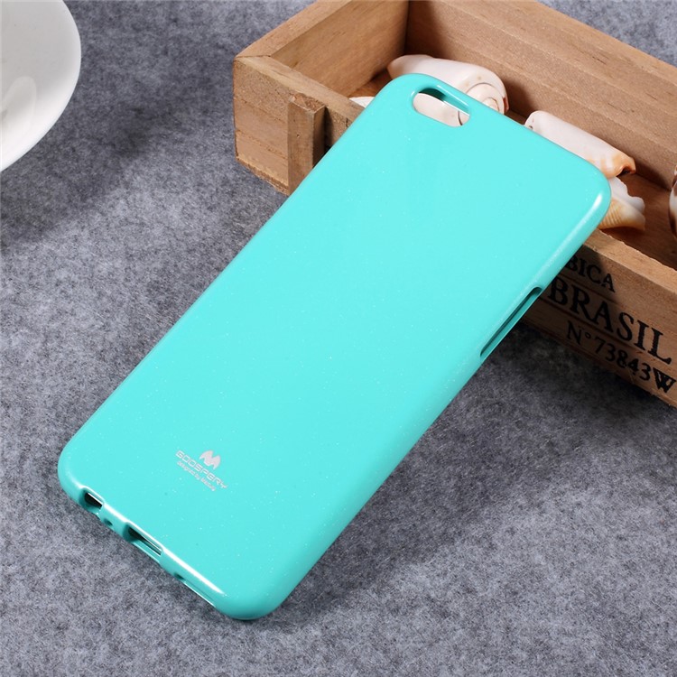 MERCURY GOOSPERY Glitter TPU Gel Case for Oppo R9s - Cyan-1