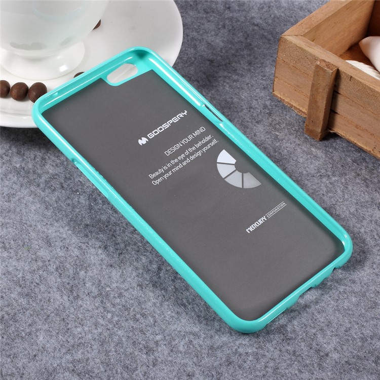 MERCURY GOOSPERY Glitter TPU Gel Case for Oppo R9s - Cyan-3