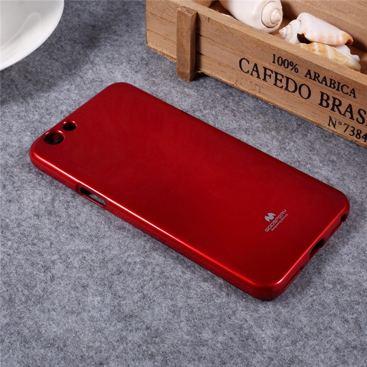 MERCURY GOOSPERY Jelly Case Glitter Powder TPU Shell for Oppo F1s - Red-3