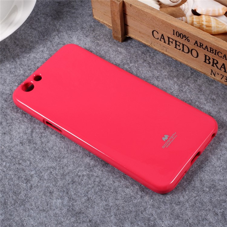 MERCURY GOOSPERY Glittery TPU Jelly Mobile Cover for Oppo F1s - Rose-3