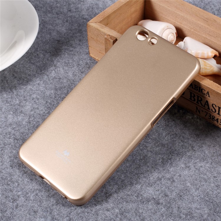MERCURY GOOSPERY Glittery TPU Back Phone Case for Oppo F1s - Gold-1
