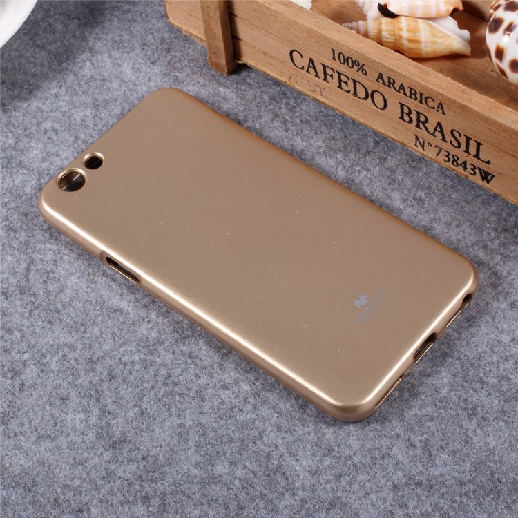 MERCURY GOOSPERY Glittery TPU Back Phone Case for Oppo F1s - Gold-3