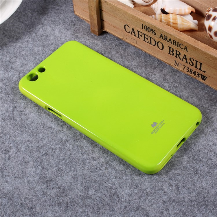 MERCURY GOOSPERY Glittery TPU Glossy Case Cover for Oppo F1s - Green-4